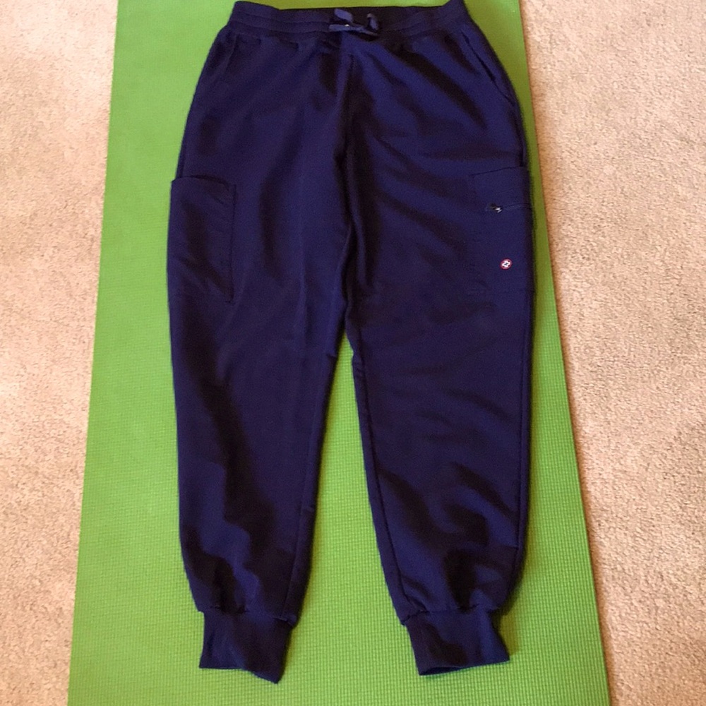 White Cross navy blue jogger scrub pants
